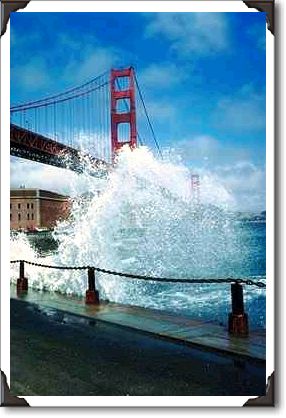 Fort Point and Golden Gate Bridge, San Francisco, California Fort Point and Golden Gate Bridge, San Francisco, California