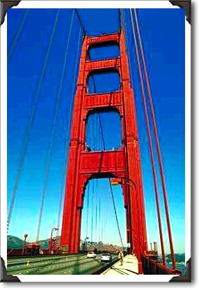Golden Gate Bridge, the south tower, San Francisco, California Golden Gate Bridge, the south tower, San Francisco, California