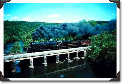 Blue Mountain & Reading 4-8-4 #2102 Auburn Pennsylvania, 1991 Blue Mountain & Reading 4-8-4 #2102 Auburn Pennsylvania, 1991