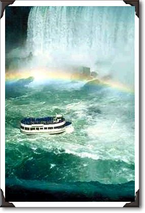Tour boat "Maid of the Mist", Niagara Falls, upstate New York Tour boat "Maid of the Mist", Niagara Falls, upstate New York