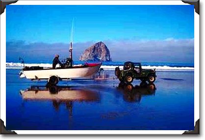 Fishermen on the coast of Oregon, July 1991 Fishermen on the coast of Oregon, July 1991