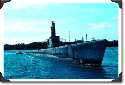 Fleet submarine from World War ll, Honolulu, Hawaii Fleet submarine from World War ll, Honolulu, Hawaii