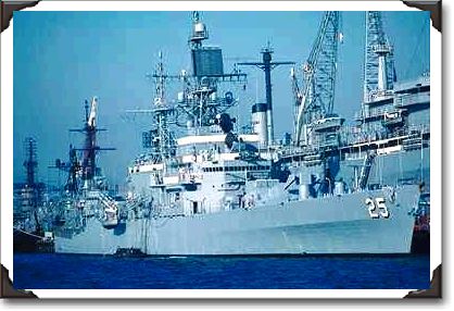 "USS Bainbridge" nuclear powered cruiser, San Diego, California "USS Bainbridge" nuclear powered cruiser, San Diego, California