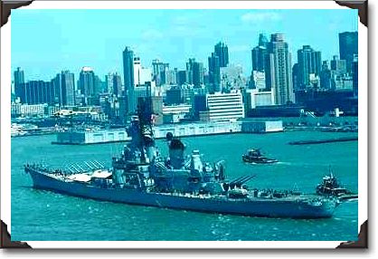 BB-61 "USS Iowa", New York Harbor BB-61 "USS Iowa", New York Harbor