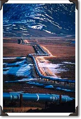 Alaska Pipeline, Brooks Range, Alaska Alaska Pipeline, Brooks Range, Alaska