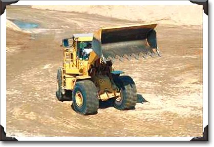 Heavy earth moving equipment, Cape Cod, Massachusetts Heavy earth moving equipment, Cape Cod, Massachusetts