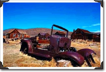 Rusting car, Bodie, California Rusting car, Bodie, California