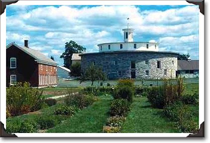 Unique round stone barn, Massachusetts Unique round stone barn, Massachusetts