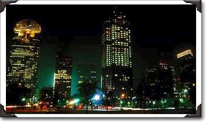 Dallas at night, Texas Dallas at night, Texas