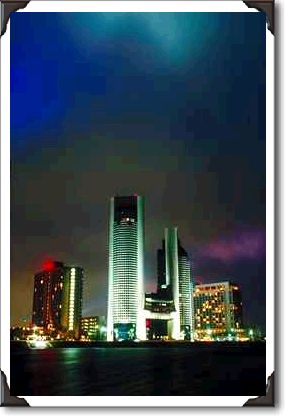 The city of Corpus Christi at night, Texas The city of Corpus Christi at night, Texas