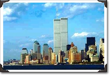 The Twin Towers, lower Manhattan, New York The Twin Towers, lower Manhattan, New York