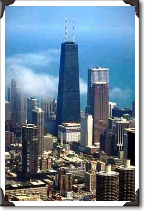Buildings, view from top of Sears Tower, Chicago Buildings, view from top of Sears Tower, Chicago