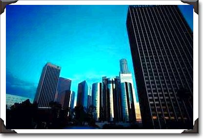 Downtown Los Angeles skyline, California Downtown Los Angeles skyline, California
