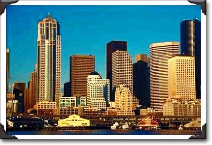 City Center Skyline, Seattle, Washington, 1995 City Center Skyline, Seattle, Washington, 1995