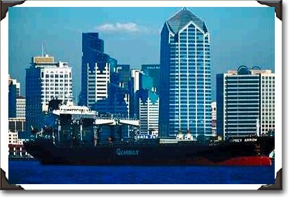 Afternoon skyline, San Diego, California Afternoon skyline, San Diego, California