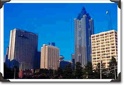 Many modern hotels, Atlanta, Georgia Many modern hotels, Atlanta, Georgia