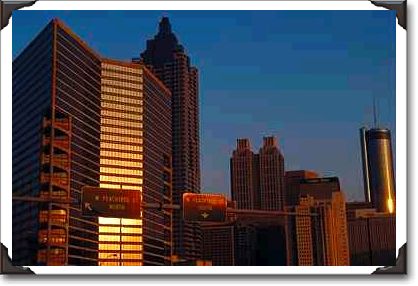 First light of day, Atlanta, Georgia First light of day, Atlanta, Georgia
