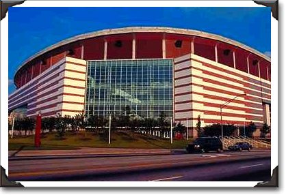 Georgia Dome, home of the Atlanta Falcons football team, Georgia Georgia Dome, home of the Atlanta Falcons football team, Georgia