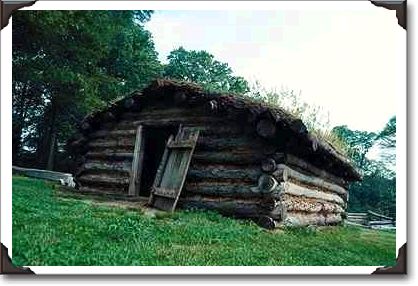 United States Civil War hut, Valley Forge, Pennsylvania United States Civil War hut, Valley Forge, Pennsylvania