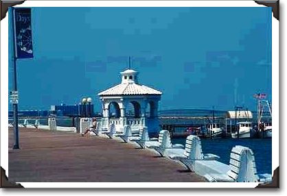 Seaside promenade, southern Texas Seaside promenade, southern Texas