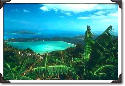 View from the mountaintop of Megans Bay, St. Thomas View from the mountaintop of Megans Bay, St. Thomas