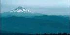 Mountain Behind Hazy Foothills