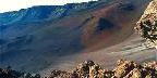 Red And Black Mountains Slopes