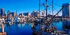 Waterfront and tuna boats