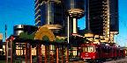 Trolley at the Convention Center