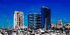 Downtown hotels and marina