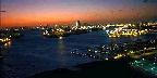 Downtown Miami skyline at sunset