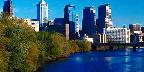 Philadelphia skyline, from Schuylkill River