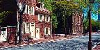 Quiet street in quaint Society Hill