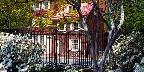 View from azalea garden, Society Hill garden
