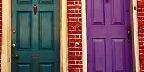 Historical district doorways