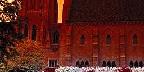 Gothic and Romanesque style cathedral