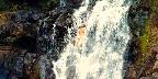 Sitting under the waterfall