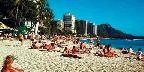 Waikiki Beach scene