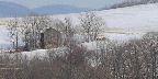 Old Barn in Snow