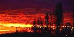 Evening sky, Yellowstone River Canyon