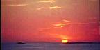 Sunset over Pacific Ocean, California