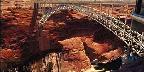 Glen Canyon Dam over Colorado River