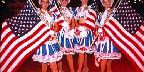 Dance troupe, Stars and Stripes, Orlando, Florida