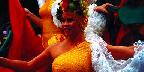 Dancer in parade, Orlando, Florida