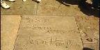 Celebrity imprints on Hollywood Blvd., California
