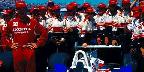 Parker Johnstone and crew, 1995 Marlboro 500, Michigan