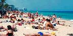 Scene on the beach, Fort Lauderdale, Florida