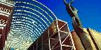 Modern sculpture at Denver Center for Performing Arts