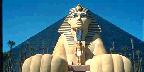 Facing the Luxor Hotel and Casino