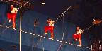 High wire act, Circus Circus
